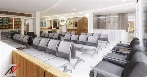 Kenyamanan Ruang Tunggu Interior ruang tunggu Klinik Wahyu 1