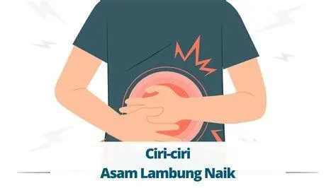 Mekanisme GERD ilustrasi asam lambung menyebabkan nyeri dada