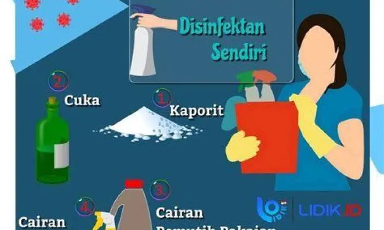 Bahan kimia untuk membuat disinfektan