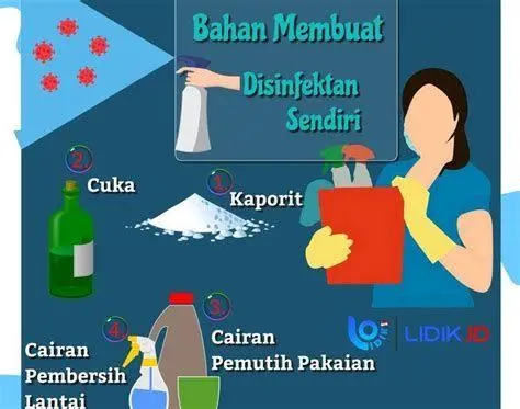 Bahan Dasar Disinfektan Bahan kimia untuk membuat disinfektan